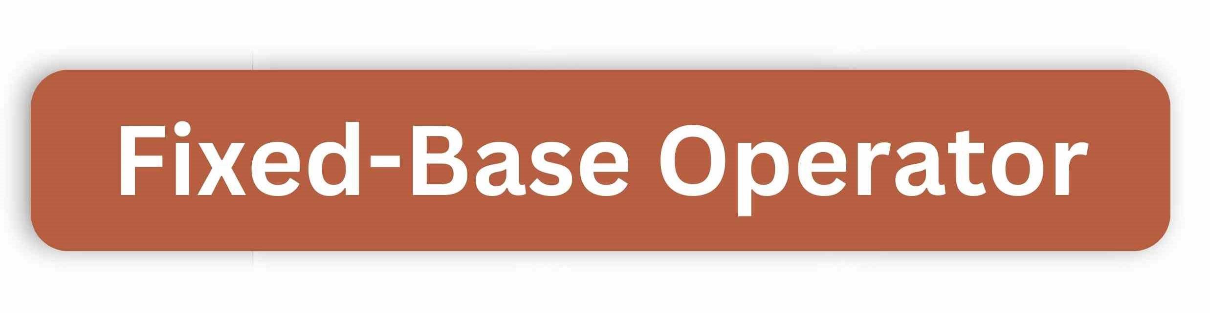 Fixed Base Oeprator